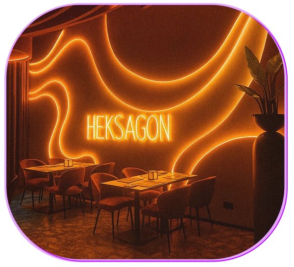 Letreiro Neon logomarca e arquitetura