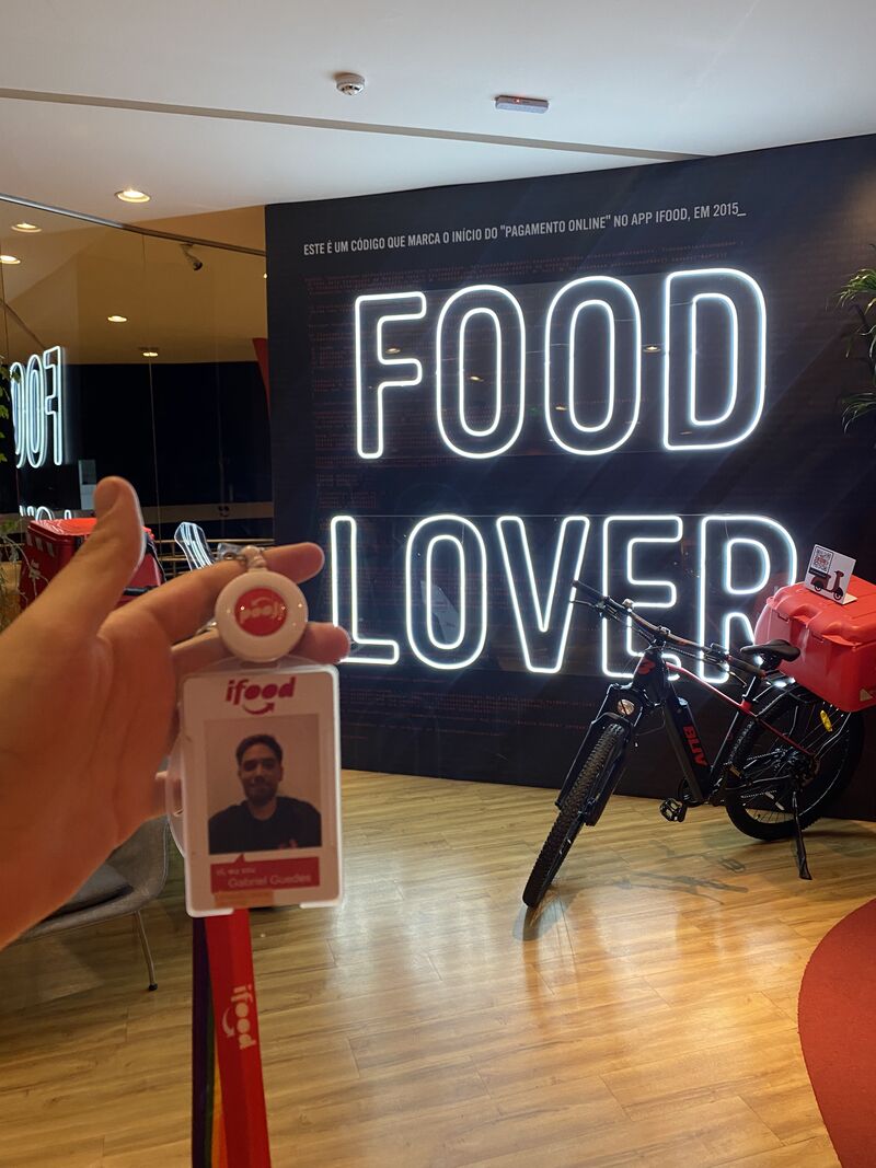 Identificação de entregador iFood